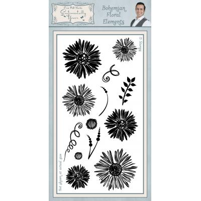 Creative Expressions Sentimentally Yours Bohemian Clear Stamp - Floral Elements
